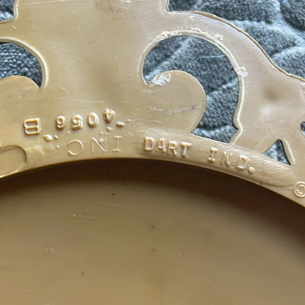 Pair Vintage Cameo Wall Plaques Baroque Female/Goddess Images USA - Picture 7 of 10